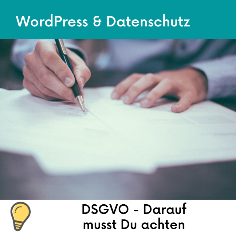 WordPress DSGVO